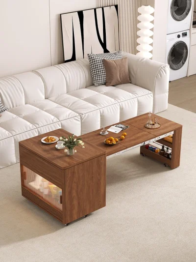 Wide Expandable Coffee Table