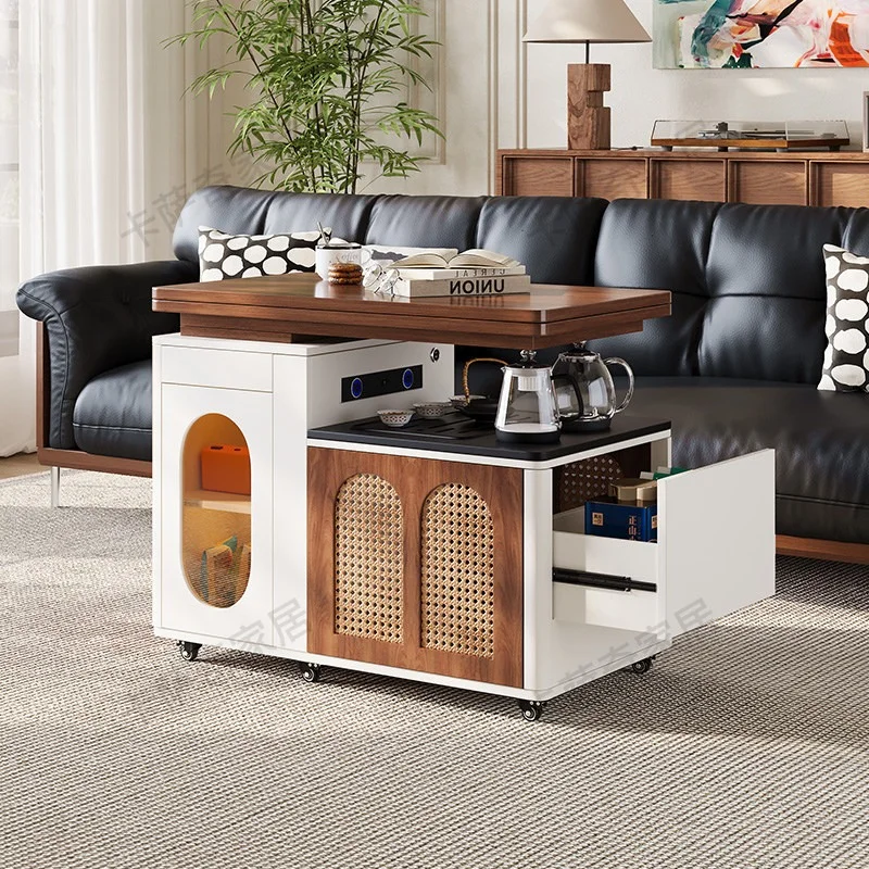 Wide Lift Top Storage Coffee Table