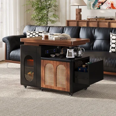 Wide Lift Top Storage Coffee Table product image 2