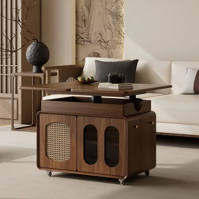 Height Adjustable Storage Coffee Table product image 1