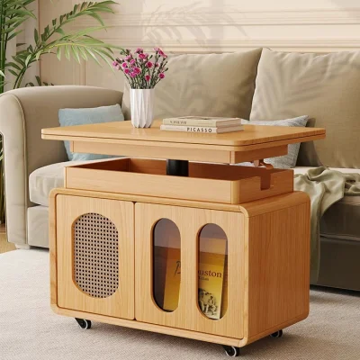 Height Adjustable Storage Coffee Table product image 2